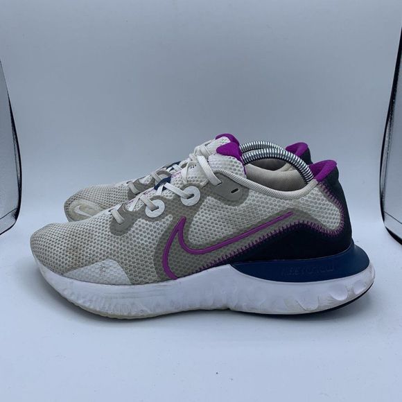 Nike Womens Renew Run CK6360-002 Multicolor Lace Up Running Shoes Size 11 - Picture 4 of 8